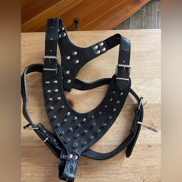 Other - Spike Studded Dog Harness Black Training Med to Large dog